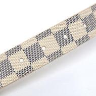 ルイヴィトン　ダミエアズール　ベルト　サンチュール・LV PARIS 　サイズ　８０ｃｍ　M9678W ゴールド金具