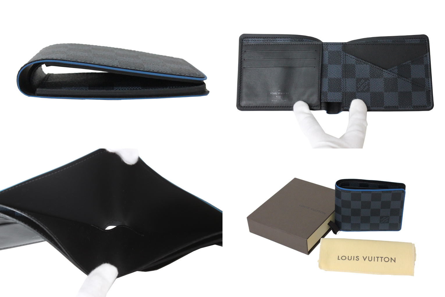 LOUIS VUITTON  財布　ダミエ・コバルト　ポルトフォイユ・ミュルティプル　N63245