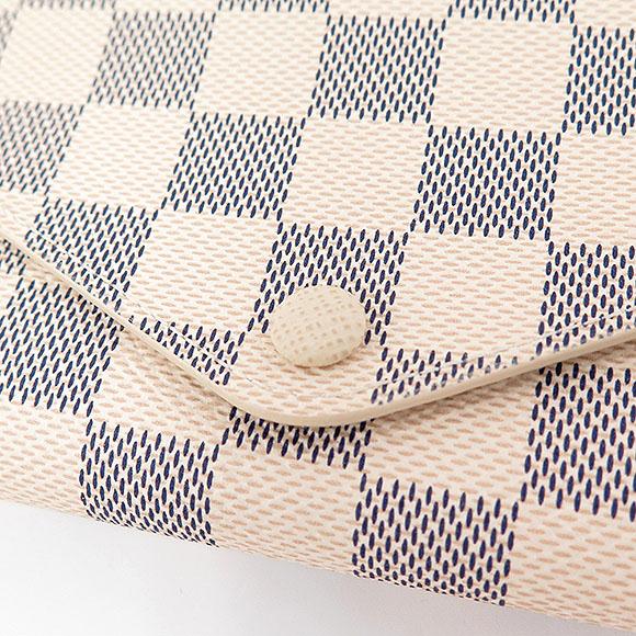 ルイ・ヴィトン LOUIS VUITTON 財布 長財布 小銭入れあり さいふ サイフ VUITTON ヴィトン ポルトフォイユ ジョセフィーヌ ダミエアズール N63545