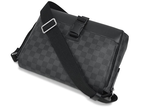ルイヴィトン ダミエ・グラフィット LV メンズ メッセンジャーバッグ ショルダー 斜めがけ メッセンジャーPM N41457