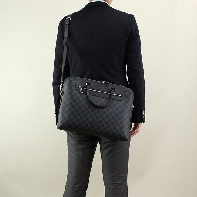 ルイ・ヴィトン (LOUIS VUITTON) ﾀﾞﾐｴｺﾊﾞﾙﾄ PDJ NM ブリーフケース N41589 グレー系
