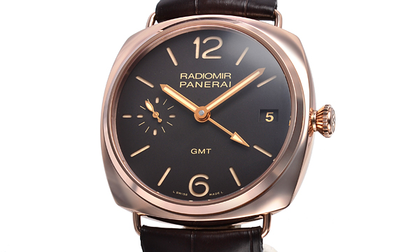 パネライ ラジオミール ３デイズＧＭＴ オロロッソ ４７mm PAM00421