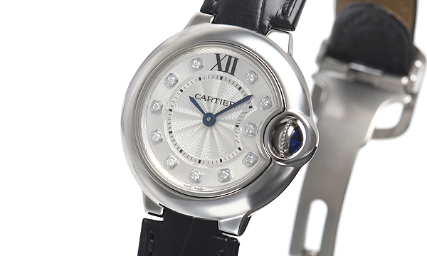 カルティエブランド  バロンブルー ２８ｍｍ W4BB0008