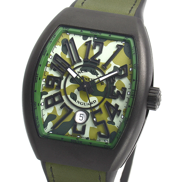 フランク・ミュラー  ヴァンガード カモフラージュ V45SCDTNR MC VE CAMO