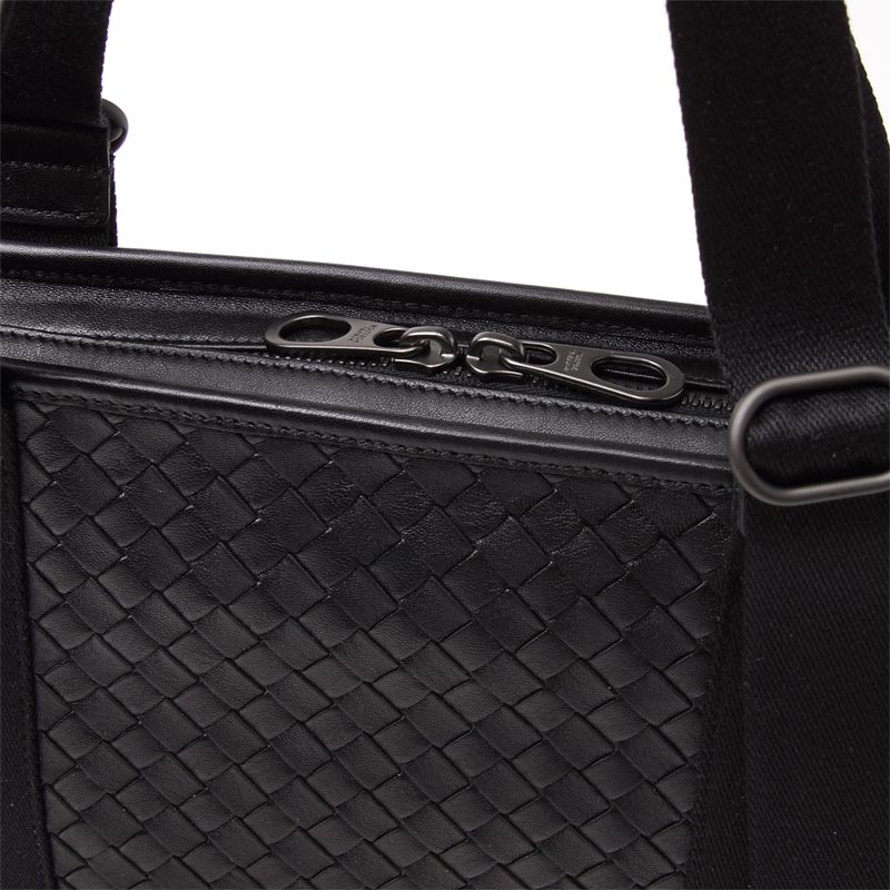 ボッテガヴェネタ/BOTTEGA VENETA ブリーフケース WASHED LAMB ミディアムグレー×ネロ グレー系 メンズ BRAND 392369-vauf1-8365