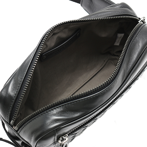 ボッテガヴェネタ BOTTEGA VENETA ウエストバッグ イントレチャート ブラック 368899 VQ121 1000 2015年春夏新作 メンズ
