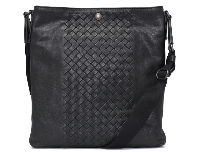 ボッテガヴェネタ(ボッテガ・ヴェネタ) BOTTEGA VENETA ショルダーバッグ イントレチャート ブラック 358956 VAKH1 1000 メンズ