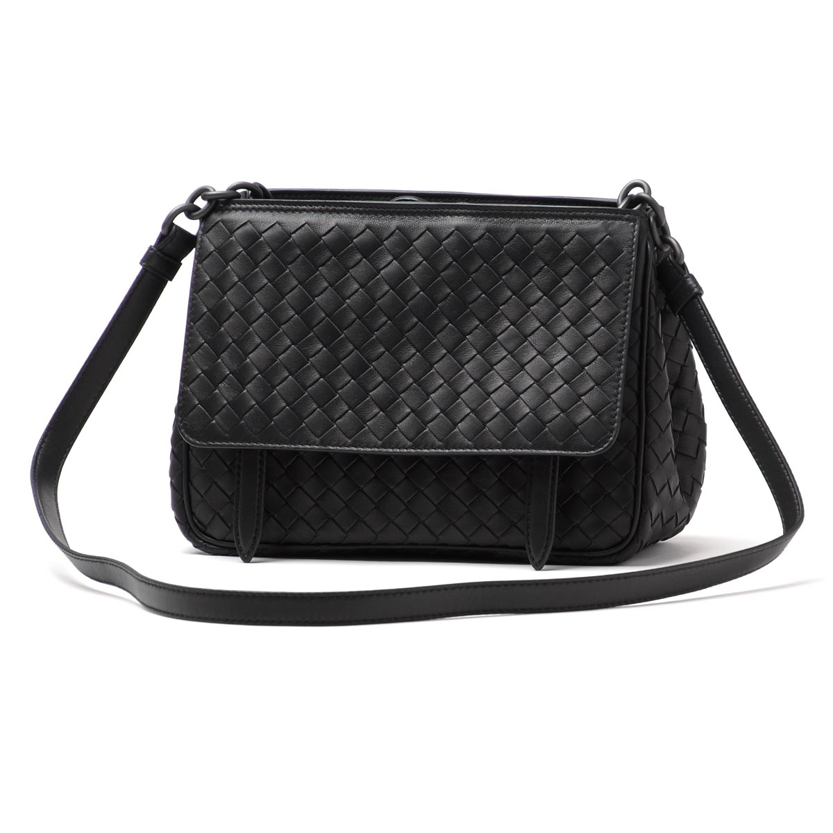 ボッテガヴェネタ/BOTTEGA VENETA ショルダーバッグ NAPPA ネロ ブラック系 407008 v0016 8175 レディース