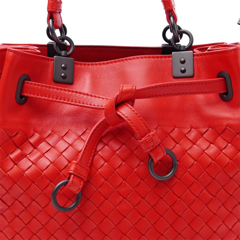 ボッテガヴェネタ/BOTTEGA VENETA ハンドバッグ(2WAY仕様) NAPPA ベスビオ レッド系 420477 v0016 6565 レディース
