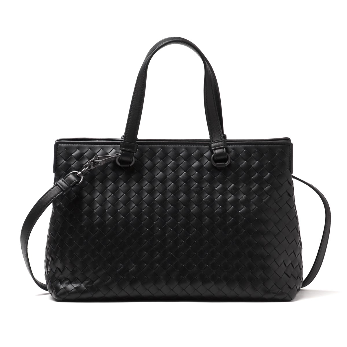 ボッテガヴェネタ/BOTTEGA VENETA ハンドバッグ(2WAY仕様) NAPPA ネロ ブラック系 408674 v0016 8175 レディース