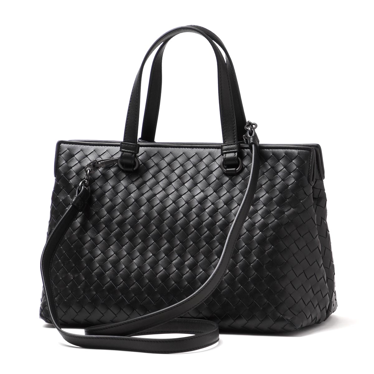 ボッテガヴェネタ/BOTTEGA VENETA ハンドバッグ(2WAY仕様) NAPPA ネロ ブラック系 408674 v0016 8175 レディース