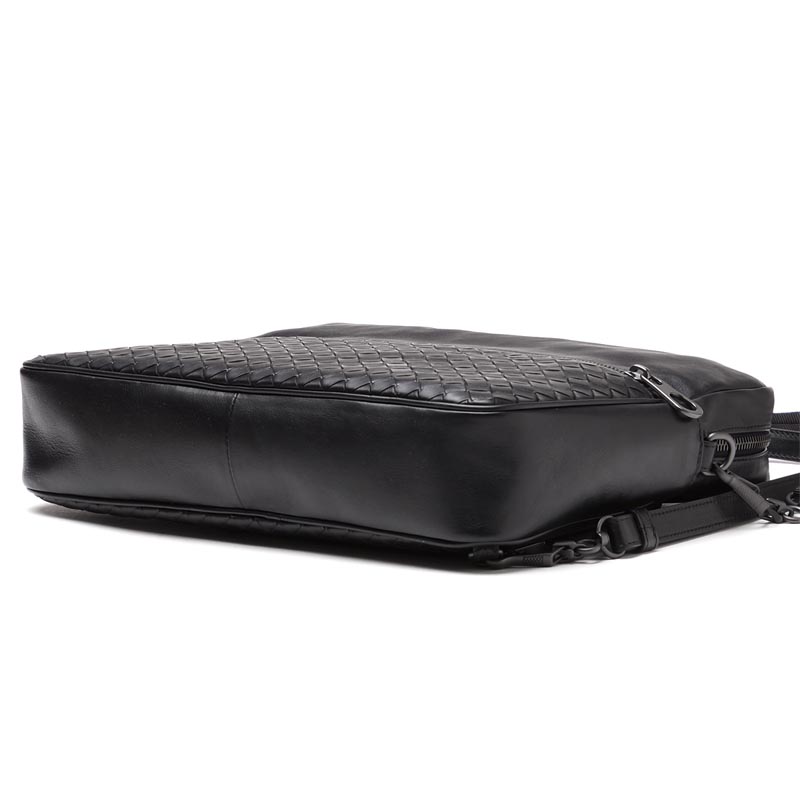 ボッテガヴェネタ/BOTTEGA VENETA メッセンジャーバッグ ショルダーバッグ(2WAY仕様) EXTRA LIGHT ネロ ブラック系 407638 vaxt1 1000 メンズ