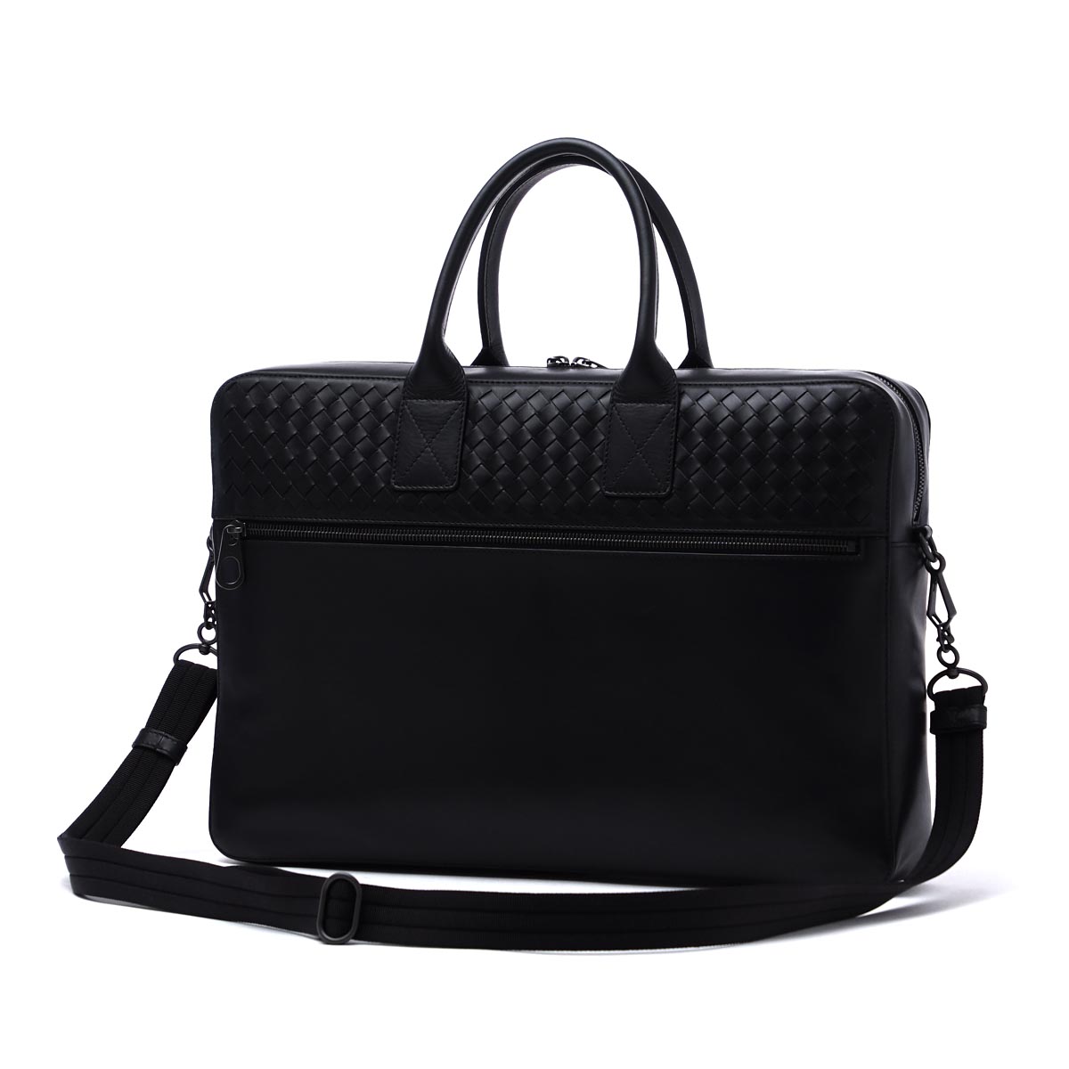 ボッテガヴェネタ/BOTTEGA VENETA ブリーフケース(2WAY仕様) MATT CALF NERO ブラック系 405557 vm404 1000 メンズ