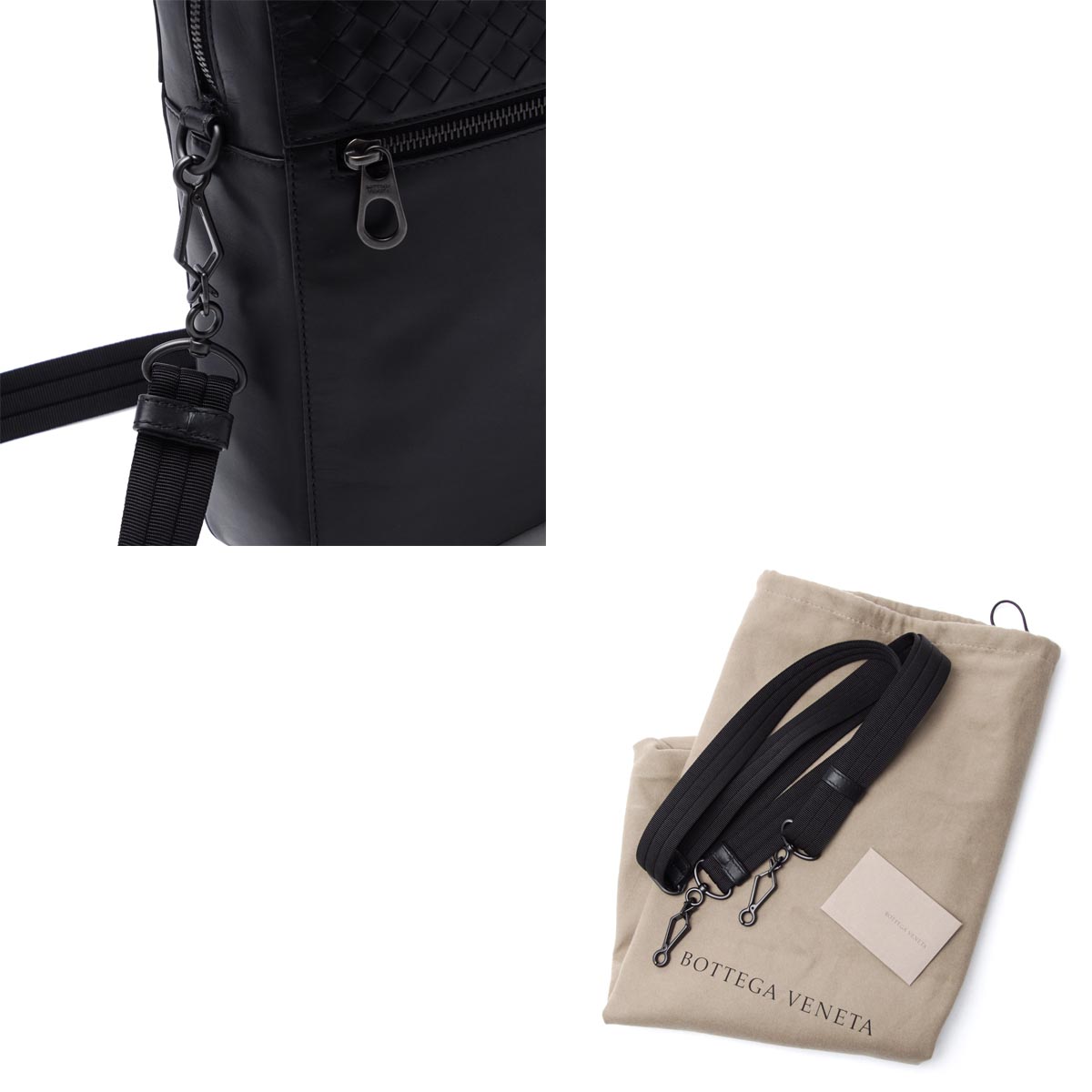 ボッテガヴェネタ/BOTTEGA VENETA ブリーフケース(2WAY仕様) MATT CALF NERO ブラック系 405557 vm404 1000 メンズ