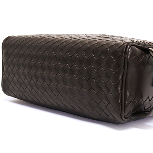 ボッテガヴェネタ バッグ BOTTEGA VENETA セカンドバッグ メンズ レザー ダークブラウン 244706 V4651 2040 EBANO