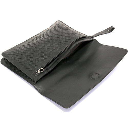 ボッテガヴェネタ BOTTEGA VENETA ドキュメントケース/セカンドバッグ イントレチャート 【INTRECCIATO】 ブラック 327229 VAHG2 1000 メンズ