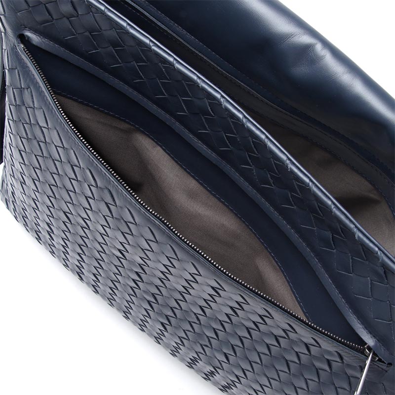 ボッテガヴェネタ/BOTTEGA VENETA ショルダーバッグ LEGGERO プリュッセ ブルー系 406275 vq131 4058 メンズ