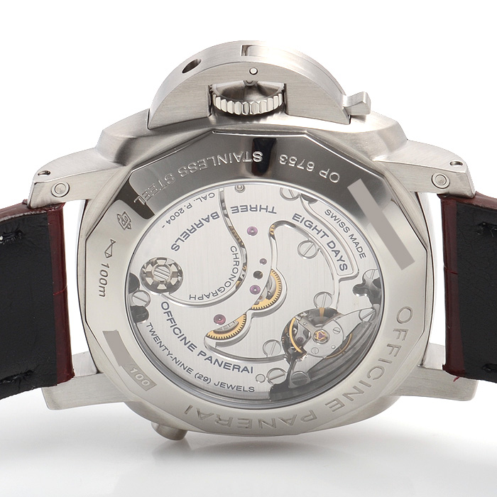 パネライ ルミノール1950 8デイズクロノ モノプルサンテGMT PAM00275