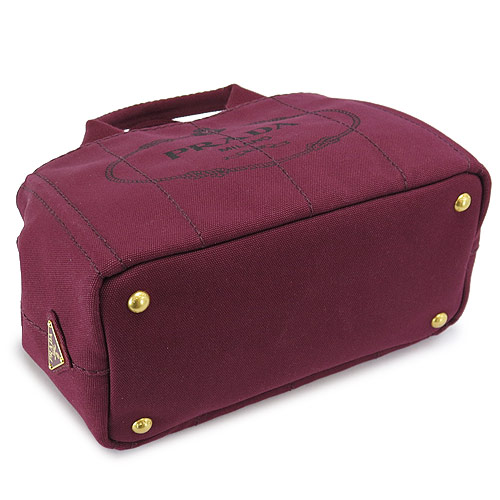 プラダトートバッグ PRADA 2WAY ショルダーバッグ カナパ キャンバス アマラント B2439G CANAPA AMARANTO