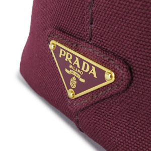 プラダトートバッグ PRADA 2WAY ショルダーバッグ カナパ キャンバス アマラント B2439G CANAPA AMARANTO
