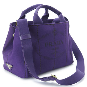 プラダ トートバッグ PRADA 2WAY ショルダーバッグ カナパ キャンバス ビオラ B2439G CANAPA VIOLA