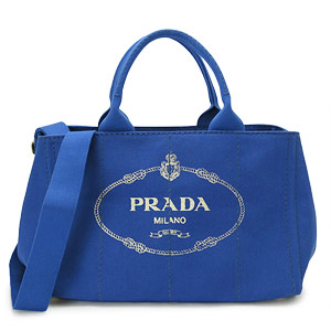 プラダ トートバッグ PRADA 2WAY ショルダーバッグ カナパ キャンバス コバルト B1877G CANAPA COBALTO