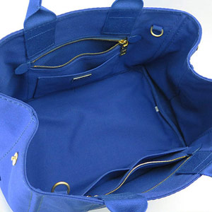 プラダ トートバッグ PRADA 2WAY ショルダーバッグ カナパ キャンバス コバルト B1877G CANAPA COBALTO