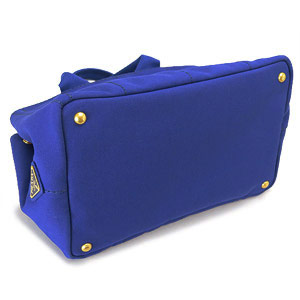 プラダ トートバッグ PRADA 2WAY ショルダーバッグ カナパ キャンバス コバルト B1877G CANAPA COBALTO