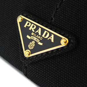 プラダ トートバッグ PRADA 2WAY ショルダーバッグ カナパ キャンバス ブラック B2439G ZKI F0002