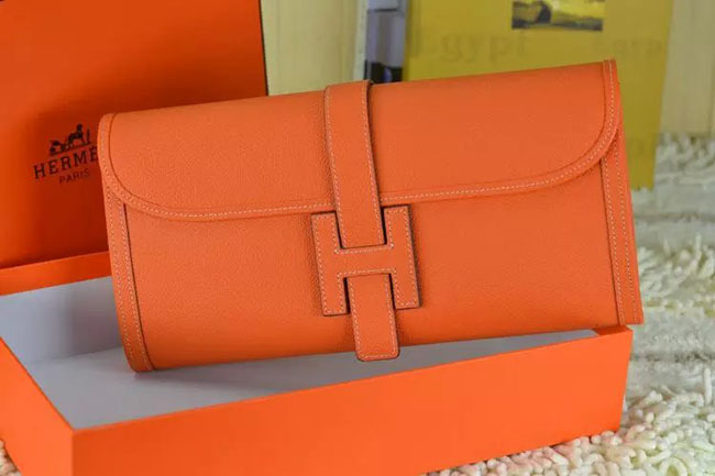 エルメス[HERMES] ジジェ エラン[Jige Elan] （シロステッチ） エプソン オレンジhe-jd-1244