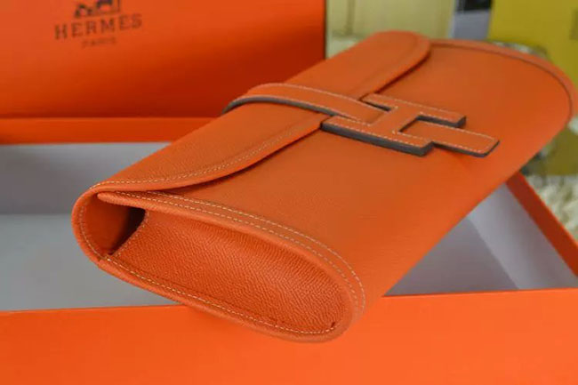 エルメス[HERMES] ジジェ エラン[Jige Elan] （シロステッチ） エプソン オレンジhe-jd-1244