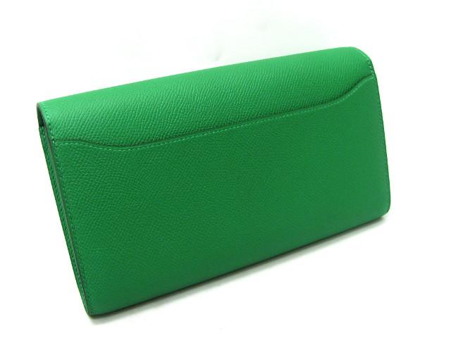 エルメス HERMES コンスタンスロング 長財布 バンブー(シルバー金具) ヴォーエプソン he-ct-1012