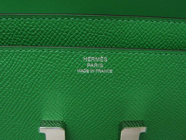 エルメス HERMES コンスタンスロング 長財布 バンブー(シルバー金具) ヴォーエプソン he-ct-1012