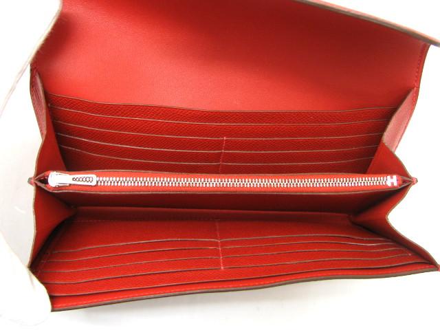 エルメスHERMES コンスタンスロング 長財布 ヴァーミリオン(シルバー金具) ヴォーエプソンhe-ct-1014