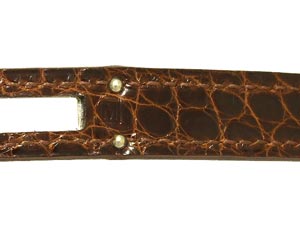 エルメス ケリーウォレット ロング .クロコダイル/エヴェンヌ×シルバー金具 he-ac-1439