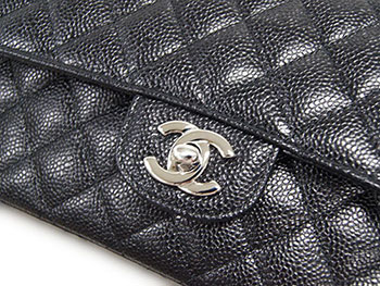 シャネルバッグ バッグ　CHANEL　ショルダーバッグ　マトラッセ　キャビアスキン　CC　ブラックxボルドー　シルバー金具　A01112 Y01588 C3906　