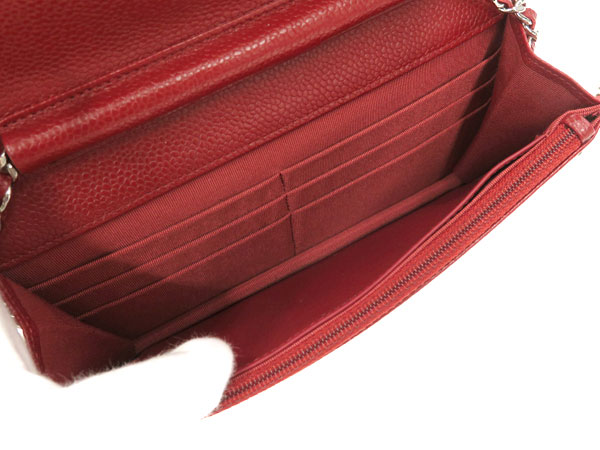 ブランドシャネル チェーンウォレット マトラッセ ココマーク 長財布 A33814 CHANEL 財布