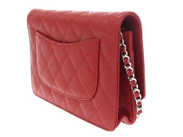 ブランドシャネル チェーンウォレット マトラッセ ココマーク 長財布 A33814 CHANEL 財布