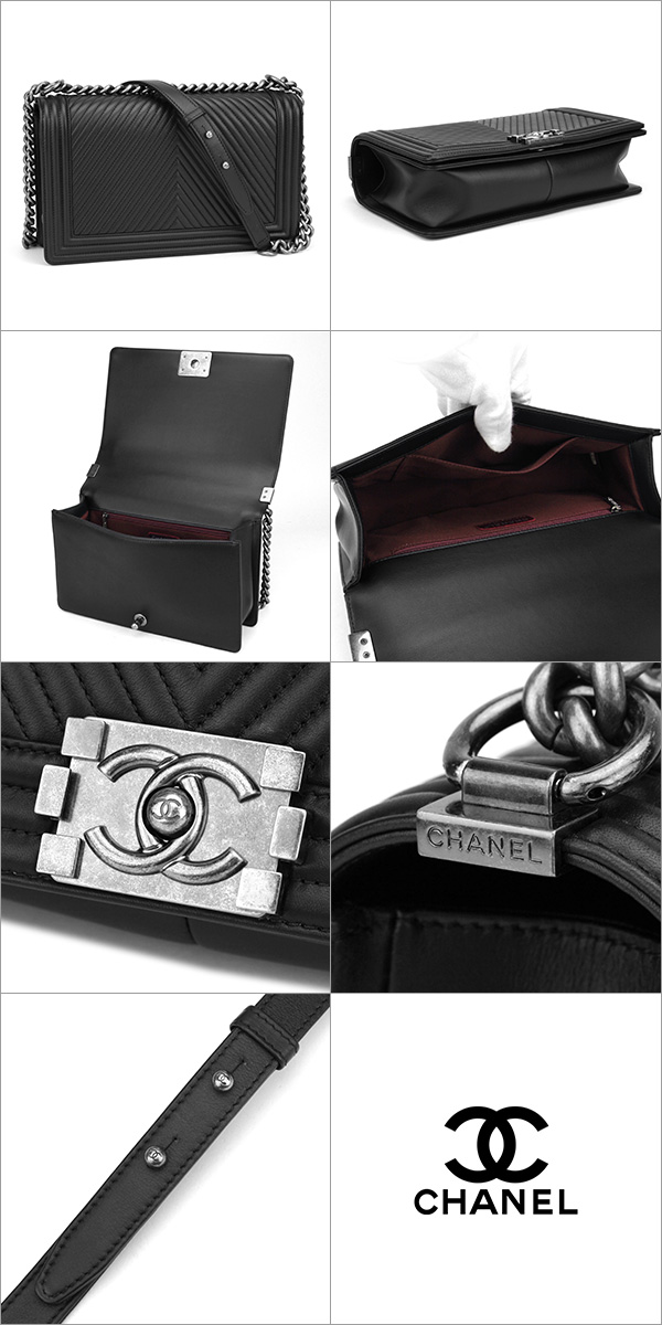 シャネルバッグ ショルダーバッグ CHANEL A92493 バッグ ボーイシャネル BOYCHANEL レディース NOIR(ノアール) ブラック 黒 ココマーク アンティーク