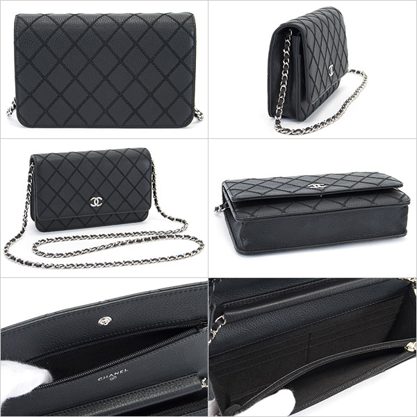 シャネル CHANEL バッグ レディース ショルダーバッグ チェーンバッグ ブラック A80149 BLACK