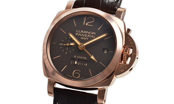 パネライ  ルミノールマリーナ１９５０ ８デイズ ＧＭＴ オロロッソ PAM00576
