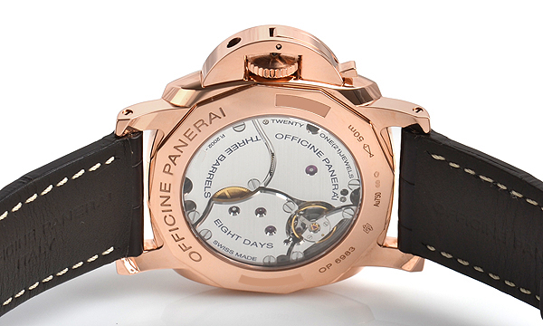 パネライ  ルミノールマリーナ１９５０ ８デイズ ＧＭＴ オロロッソ PAM00576