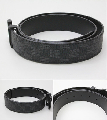 ルイヴィトン（LOUIS VUITTON）ダミエグラフィット サンチュール ＬＶイニシャル ベルト M9808