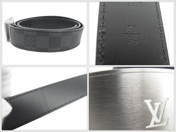 ルイヴィトン ベルト ダミエグラフィット サンチュールLV CUT 30MM 85cm～110cm M9638V