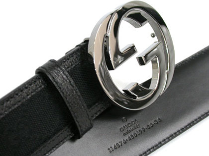 GUCCI　114876-F40IR-1000グッチ ユニセックスベルト ブラック