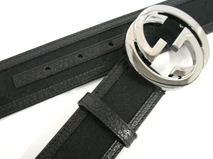 GUCCI　114876-F40IR-1000グッチ ユニセックスベルト ブラック