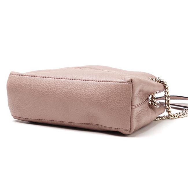 グッチ ショルダーバッグ SOHO/ソーホー LEATHER ライトピンク ピンク系 387043 a7m0g 6812 レディース