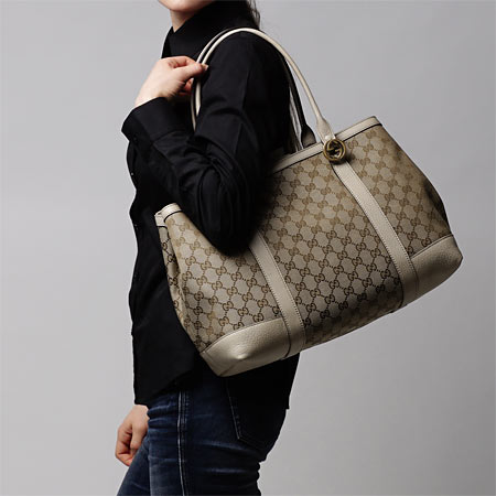 グッチ/GUCCI トートバッグ MISS GG ベージュ×ブラウン ベージュ系 353122 f4g1t 8563 レディース