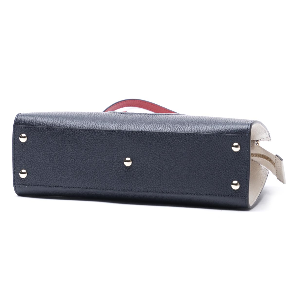 グッチ/GUCCIスーパーブランド ハンドバッグ(2WAY仕様) SOHO/ソーホー LEATHER ブルー×レッド ブルー系 431571 caoeg 4091 レディース