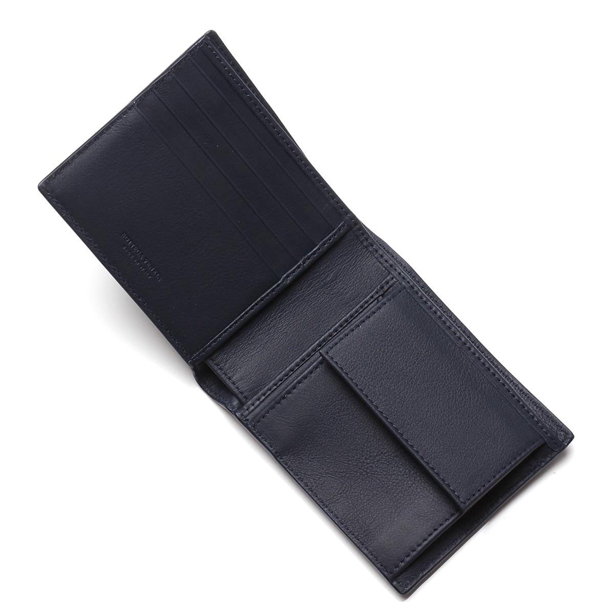 ボッテガヴェネタ 2つ折り財布[小銭入れ付き]/DRAP CALF /プリュッセ ブルー系193642 vafv5 4058 メンズ